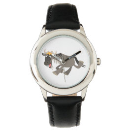 Cute Happy Cartoon Wildebeest Watch Horloge