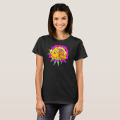 Cute HAPPY CATY Rainbow kittens T-shirt (Voorkant volledig)