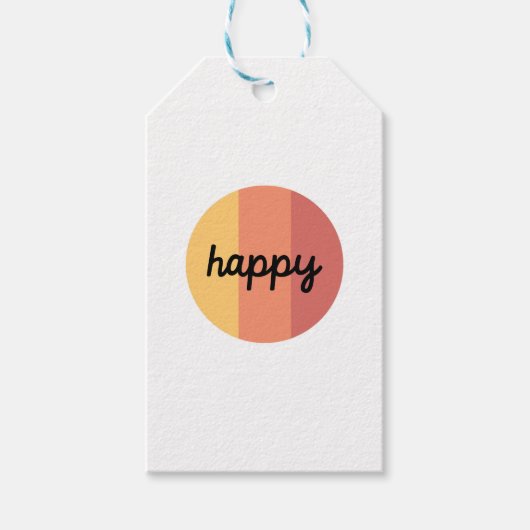 Cute Happy Cft-Labels Cadeaulabel (Voorkant)