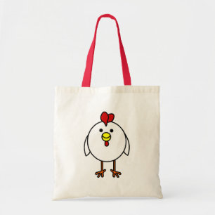 Cute Happy Chicken Tote Bag