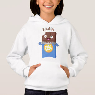 Cute happy chocola snoep bar cartoon