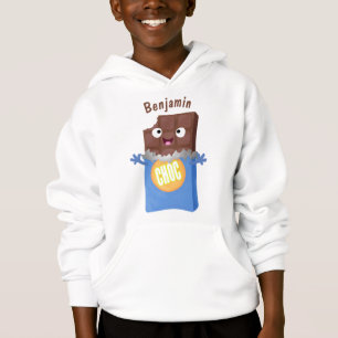 Cute happy chocola snoep bar cartoon