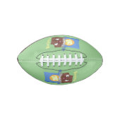 Cute happy chocola snoep bar cartoon american football (Voorkant)