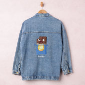 Cute happy chocola snoep bar cartoon denim jacket (Hangar)