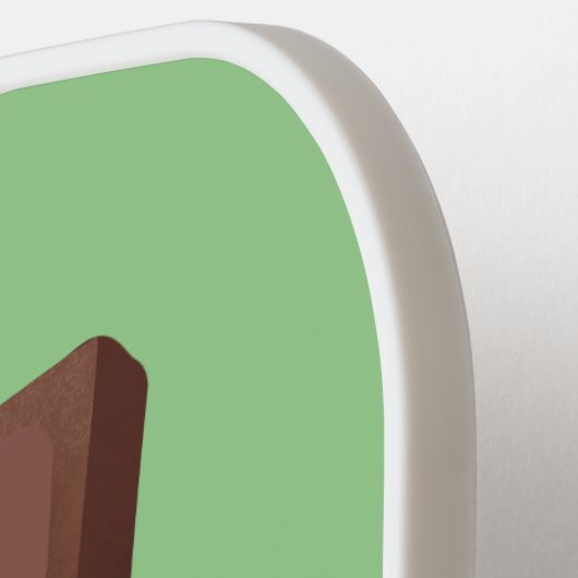 Cute happy chocola snoep bar cartoon pickleball paddle (Links Detail)