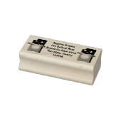 Cute happy chocola snoep bar cartoon rubberstempel (Stempel)