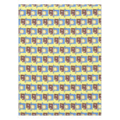 Cute happy chocola snoep bar cartoon tafelkleed (Voorkant)