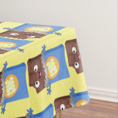 Cute happy chocola snoep bar cartoon tafelkleed (Voorbeeld)