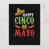 Cute Happy Cinco De Mayo Briefkaart (Voorkant)