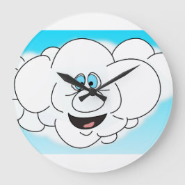 Cute Happy Cloud Grote Klok