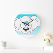 Cute Happy Cloud Grote Klok (Huis)