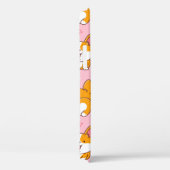 Cute happy corgi dog naadloos patroon Case-Mate iPhone case (Achterkant / Rechts)