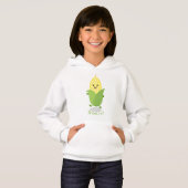 Cute happy corn cartoon illustratie (Voorkant volledig)