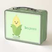 Cute happy corn cartoon illustratie (Achterkant)