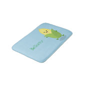 Cute happy corn cartoon illustratie badmat (Gekanteld)
