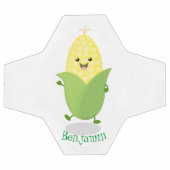 Cute happy corn cartoon illustratie voetbal (Enkel)