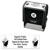 Cute happy corn cartoon illustratie  zelfinktende stempel (In situ)