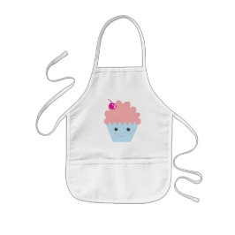 Cute Happy Cupcake Baking Kinder Schort