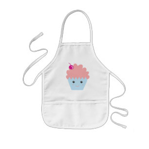 Cute Happy Cupcake Baking Kinder Schort