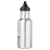 Cute happy cupcake cartoon-illustratie waterfles (Rechts)