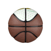 Cute happy durian cartoon illustratie basketbal (Rechts)