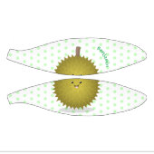 Cute happy durian cartoon illustratie basketbal (Panelen)
