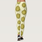 Cute happy durian cartoon illustratie leggings (Achterkant)