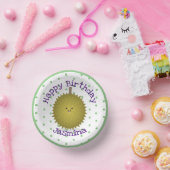 Cute happy durian cartoon illustratie papieren kommen (Feest)