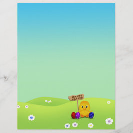 Cute Happy Easter Baby Chick