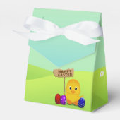 Cute Happy Easter Baby Chick Bedankdoosjes (Voorkant Zijde)
