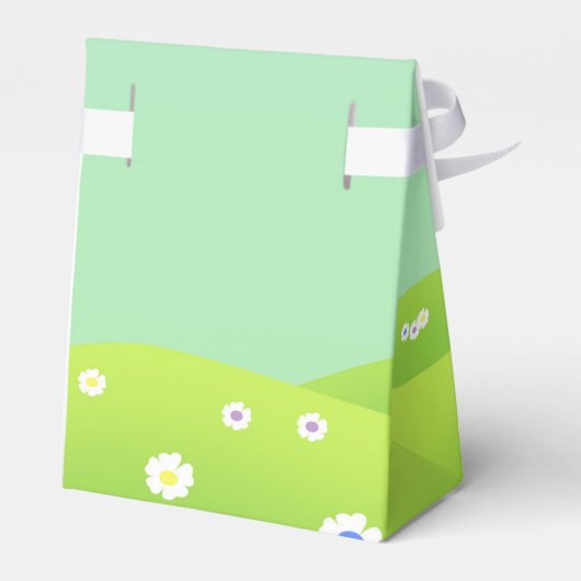 Cute Happy Easter Baby Chick Bedankdoosjes (Achterkant)