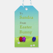 Cute Happy Easter Baby Chick Cadeaulabel (Achterkant)