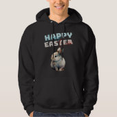 cute happy Easter bunny Hoodie (Voorkant)