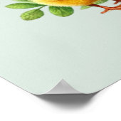 Cute Happy Easter bunny Poster (Hoek)