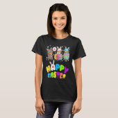 Cute   Happy Easter Eggs Quarantine Bunnies T-shirt (Voorkant volledig)