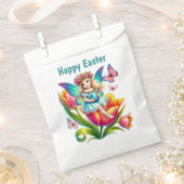 Cute Happy Easter fairy Bedankzakje (Geknipt)