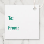 Cute Happy Easter Fairy Customizable Bedankjes Labels (Achterkant)