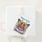 Cute Happy Easter Fairy Customizable  Bedankjes Labels (In situ)