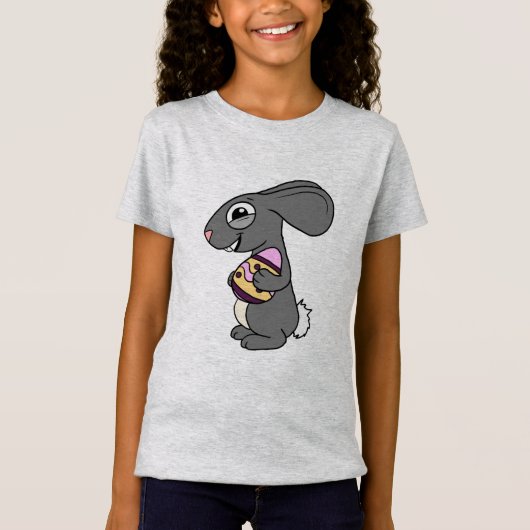 Cute Happy Easter jager kinder eenhoornbunny T-shirt (Voorkant)