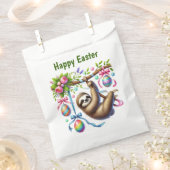 Cute Happy Easter sloth  Bedankzakje (Geknipt)