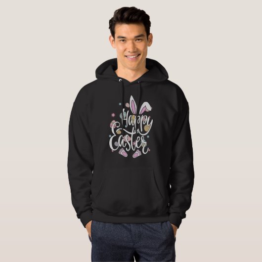 Cute Happy Easter To Every Bunny Easter Squad Hoodie (Voorkant volledig)