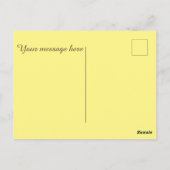 Cute Happy Easter waterverf Briefkaart (Achterkant)