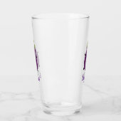 Cute happy eggplant cartoon glas (Links)