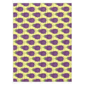 Cute happy eggplant cartoon tafelkleed (Voorkant)