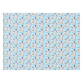 Cute happy emperor pinguin chick cartoon tafelkleed (Voorkant (Horizontaal))