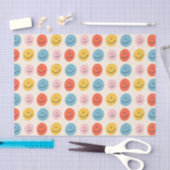 Cute Happy Face Blobs Spotty Fun Pattern Tissuepapier (Craft)