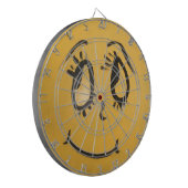 Cute Happy Face Dartbord (Voorkant Links)