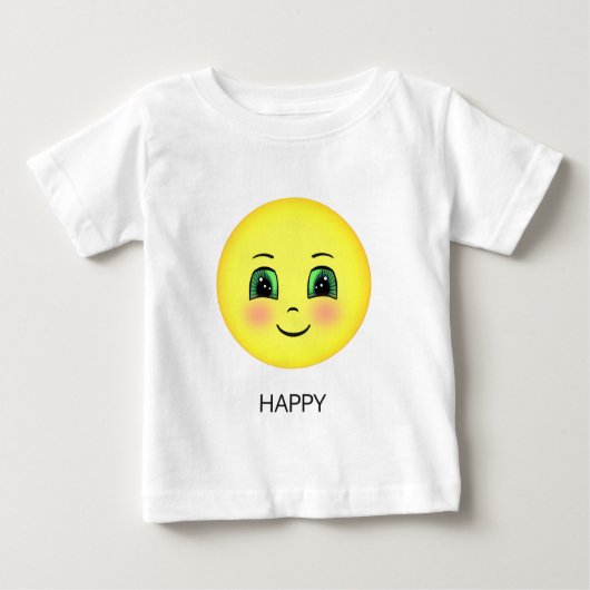 Cute happy face emoji (Voorkant)