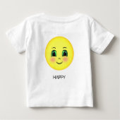 Cute happy face emoji (Achterkant)