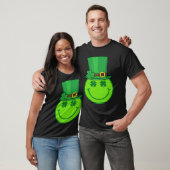 Cute Happy Face Leprechaun  St Patricks Day Irish  T-shirt (Unisex)